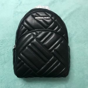 Michael Kors Black Abbey Backpack